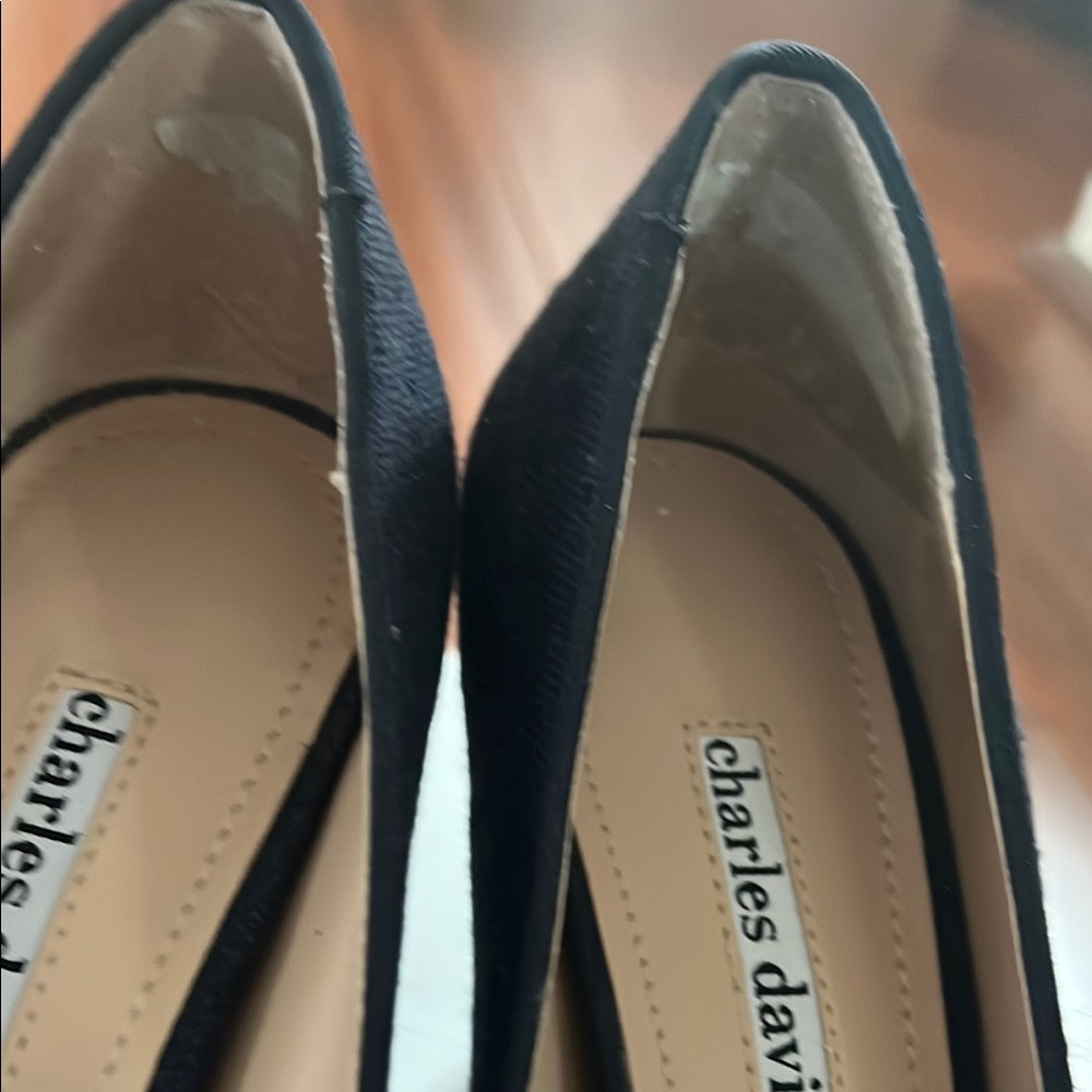 Charles David Amari Blue Pointed-Toe Heels - Picture 3 of 10